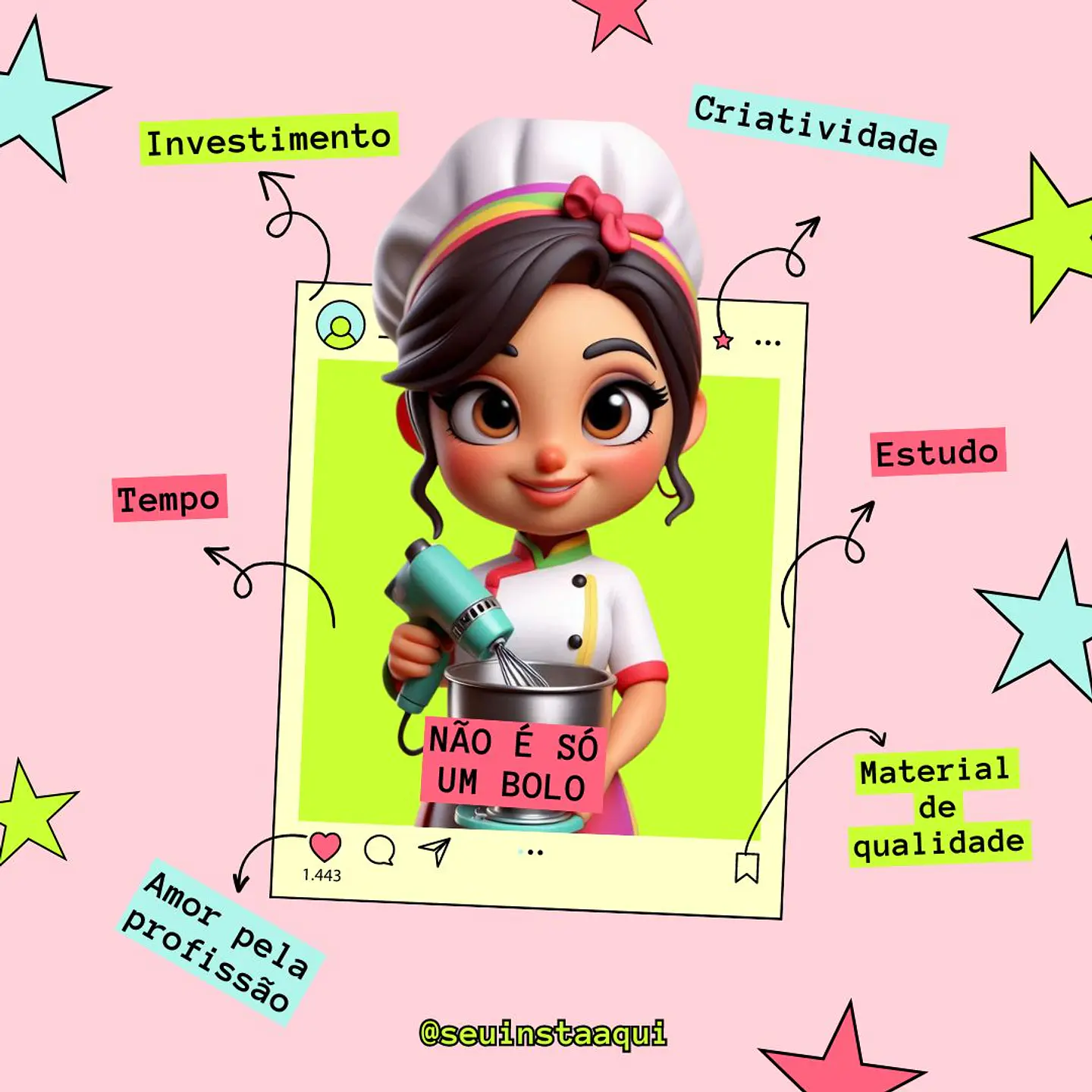 Pack Mascote Canva Confeitaria Doceira Setembro Amarelo Template Editável Canva 3
