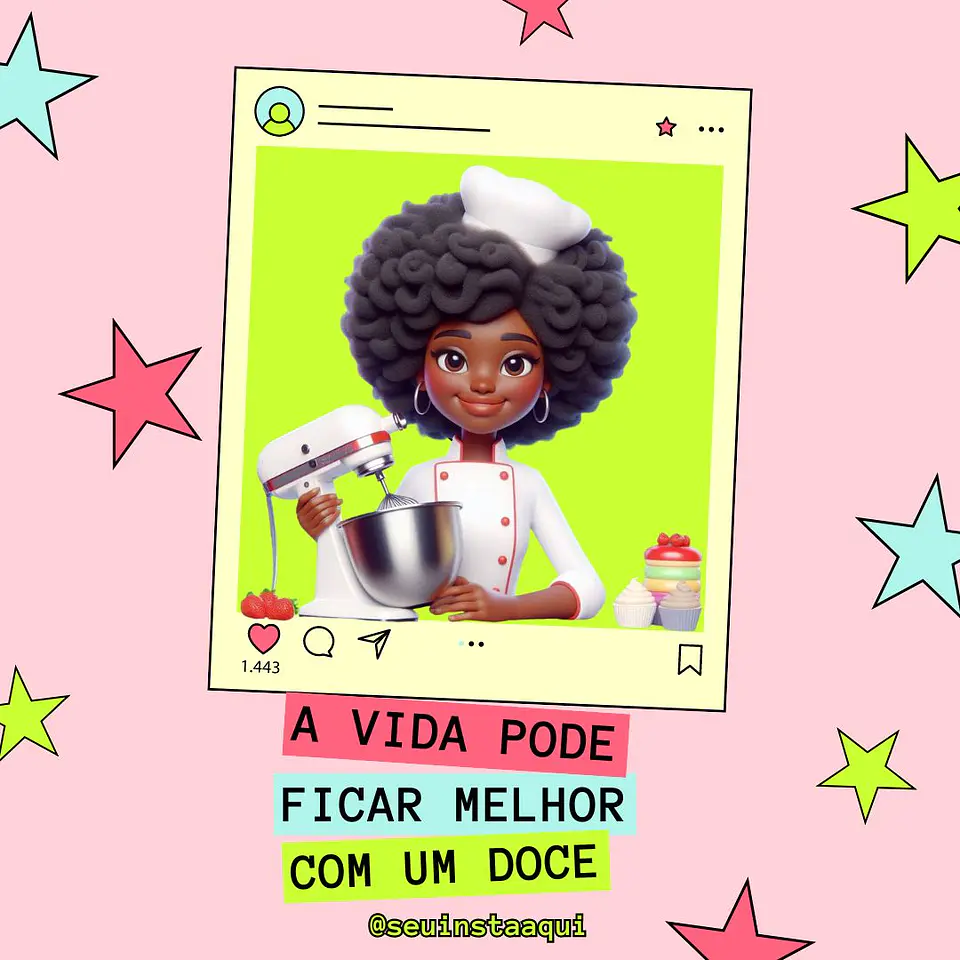 Pack Mascote Canva Confeitaria Doceira Setembro Amarelo Template Editável Canva 5