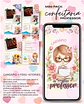 Pack Canva Confeiteira Cardápio Feed Stories Templates Editáveis  - thumbnail 1
