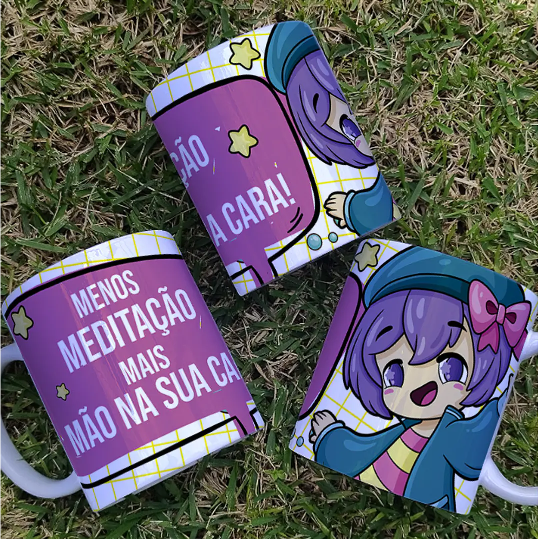 5 Artes para Canecas Kawaii Frases Sarcásticas Arquivo Editável  4