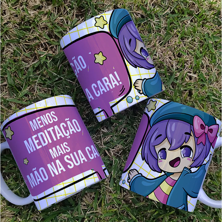 5 Artes para Canecas Kawaii Frases Sarcásticas Arquivo Editável  4