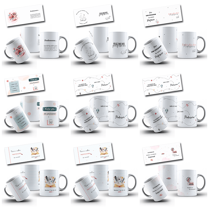44 Artes para Caneca Dia dos Professores Arquivo em Png 2