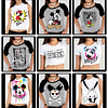 60 Artes para Camisa Personagens Mickey e Minnie Arquivo em Jpg