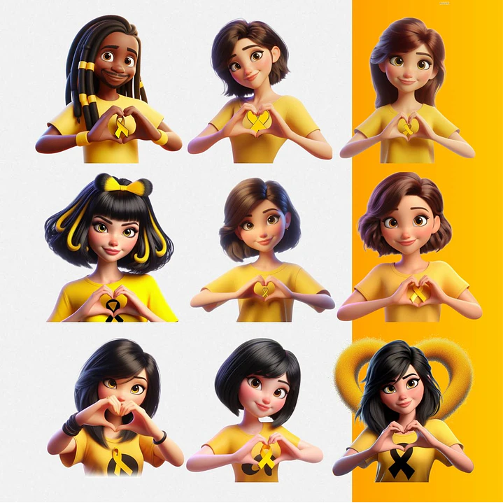 Kit Digital Super Combo Setembro amarelo em Png  8