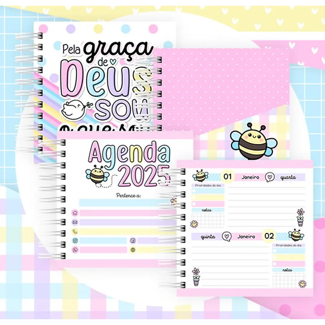Kit Digital Versiculos Fofinhos Versão 5 em Png 6