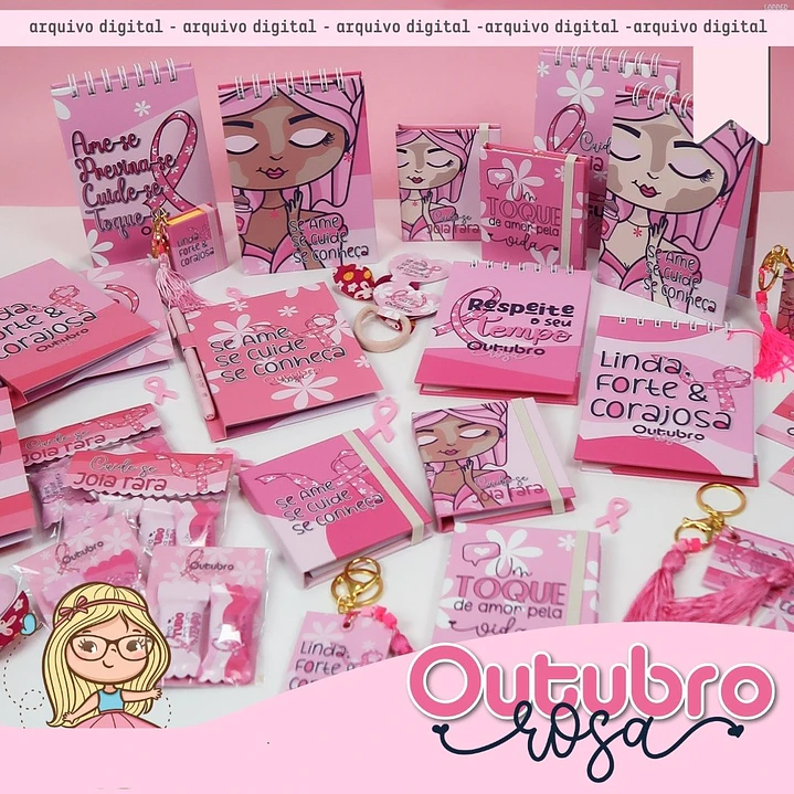 Arquivos de Corte Mimos Outubro Rosa em Pdf  10