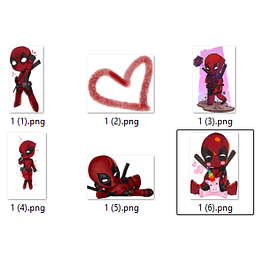 Arquivo Cute Chibi DeadPool Sublimação Baixar Grátis 