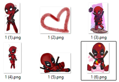 Arquivo Cute Chibi DeadPool Sublimação Baixar Grátis 