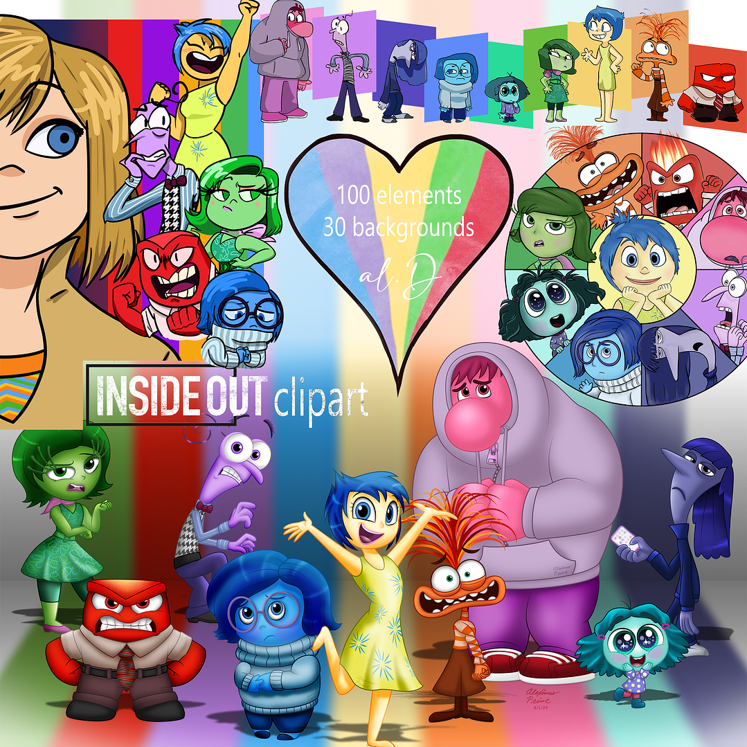 Kit Digital Divertidamente em Png  1