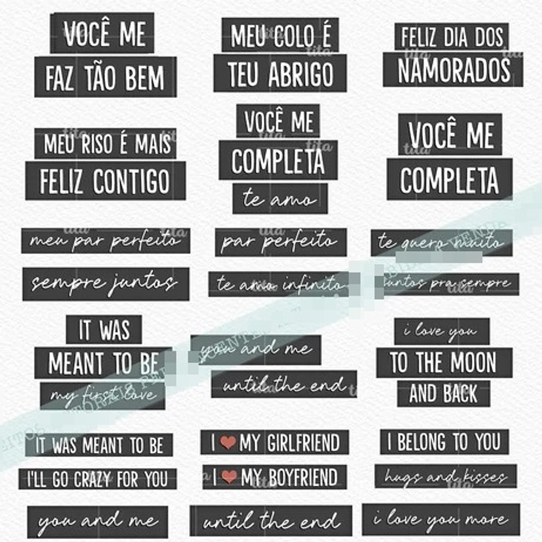 Kit Digital Par Perfeito Dia dos Namorados em Png  5