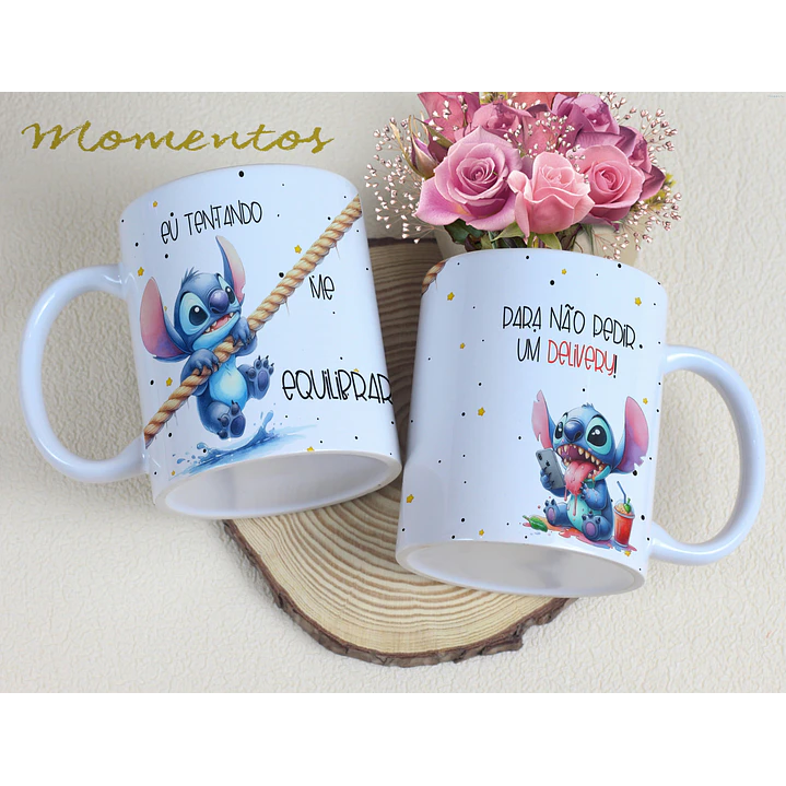 5 Artes para Caneca Personagens Momentos Arquivo Editável 2