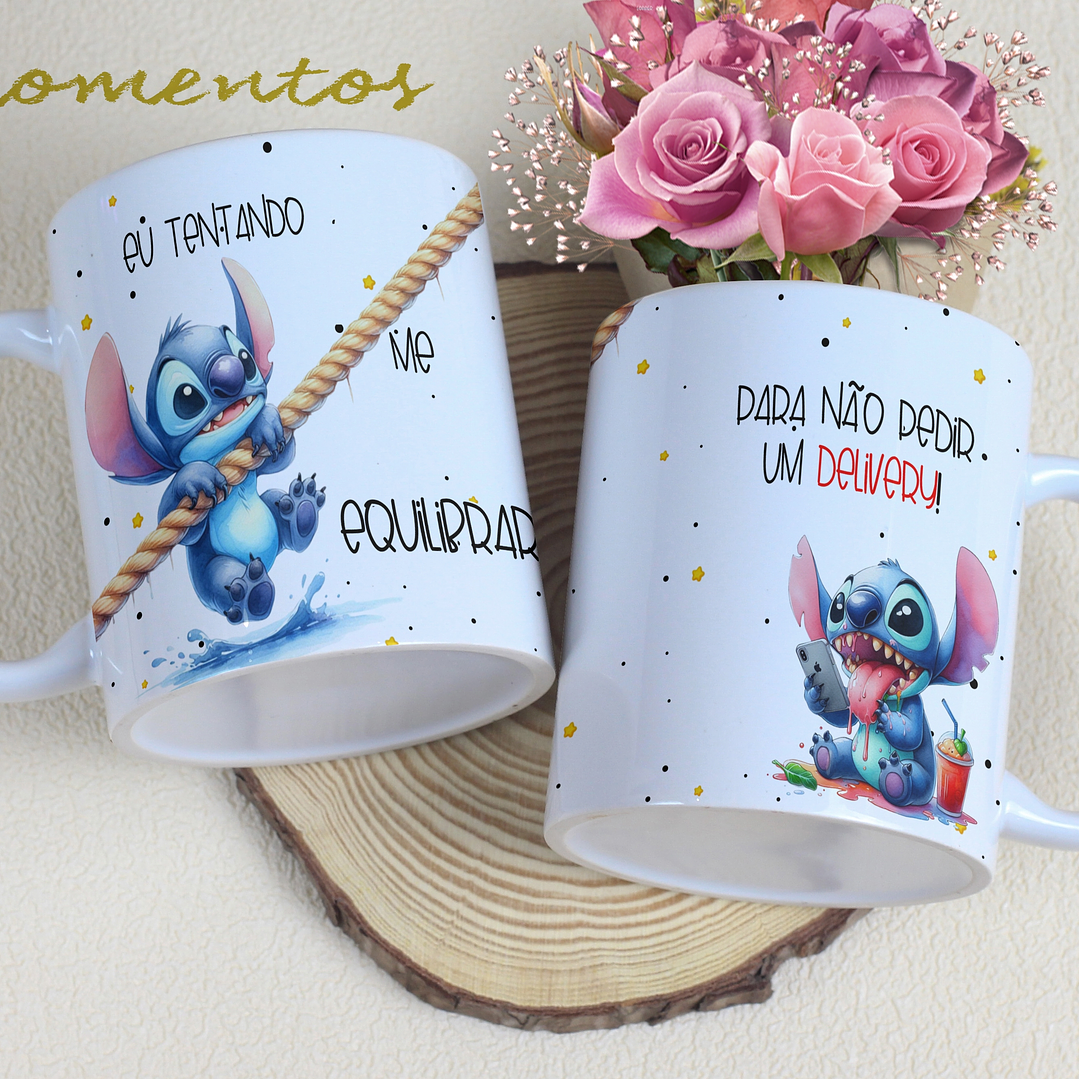 5 Artes para Caneca Personagens Momentos Arquivo Editável 2