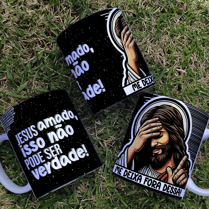 9 Artes para Caneca Jesus Sincero Arquivo Editável 1
