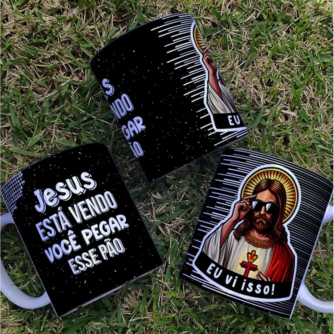 9 Artes para Caneca Jesus Sincero Arquivo Editável 6