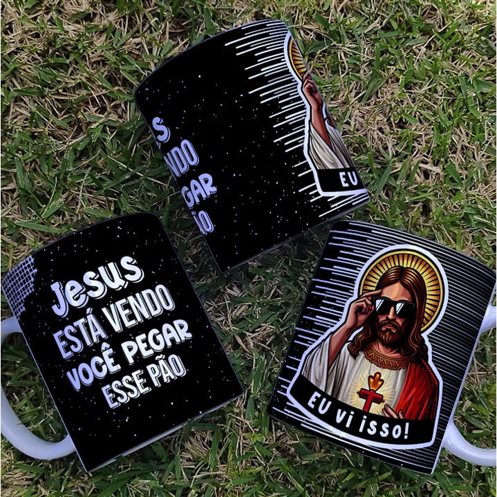 9 Artes para Caneca Jesus Sincero Arquivo Editável 6