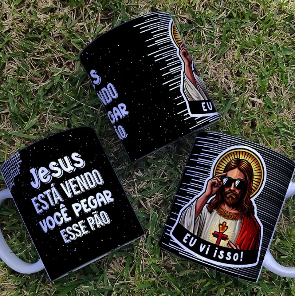 9 Artes para Caneca Jesus Sincero Arquivo Editável 6