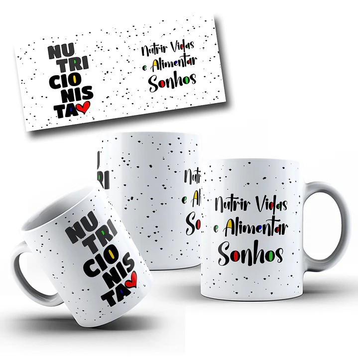 10 Artes para Caneca Profissões Arquivo Editável 6