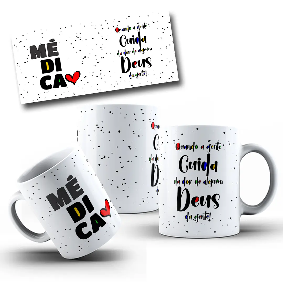10 Artes para Caneca Profissões Arquivo Editável 8