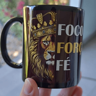 12 Artes para Caneca Jesus Leão de Judá 2.0 Arquivo Editável 