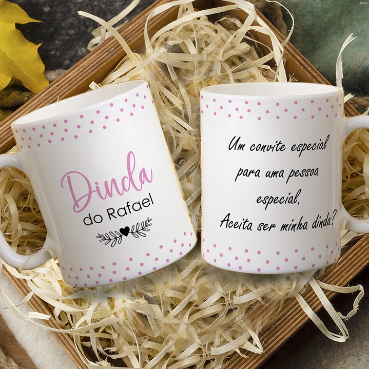 13 Artes para Caneca Convite Dindos Arquivo em Jpg 13