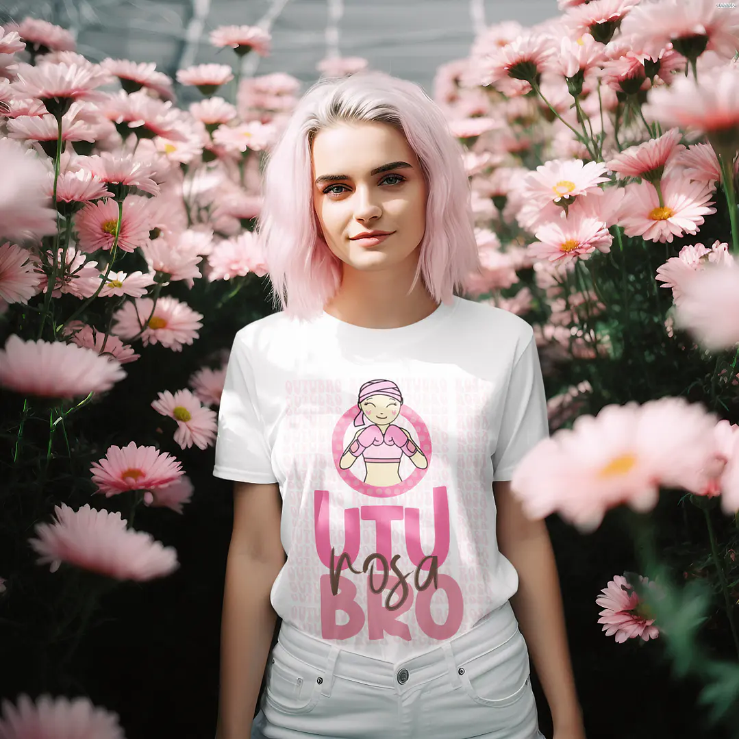 20 Artes para Caneca e Camisa Outubro Rosa Arquivo em Jpg 1