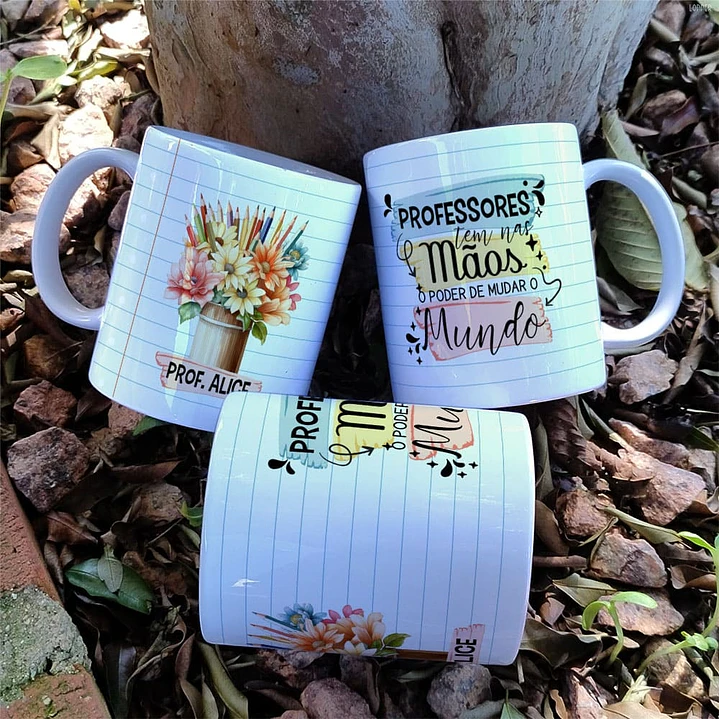 21 Artes para Caneca Capa para Agenda e Camisa Dia dos Professores Arquivo Editável 4