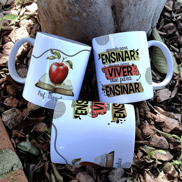 21 Artes para Caneca Capa para Agenda e Camisa Dia dos Professores Arquivo Editável 8