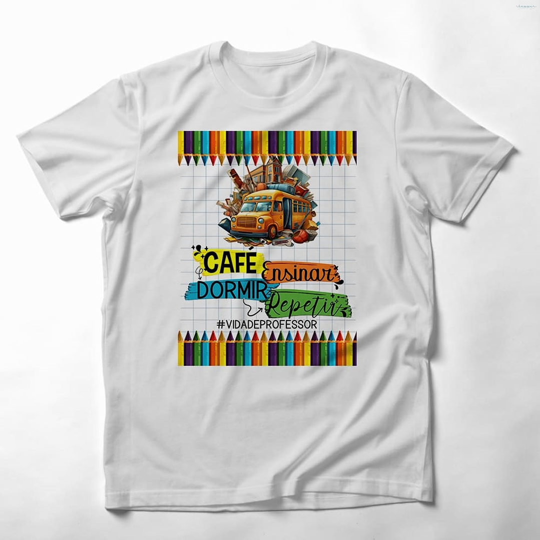 21 Artes para Caneca Capa para Agenda e Camisa Dia dos Professores Arquivo Editável 10