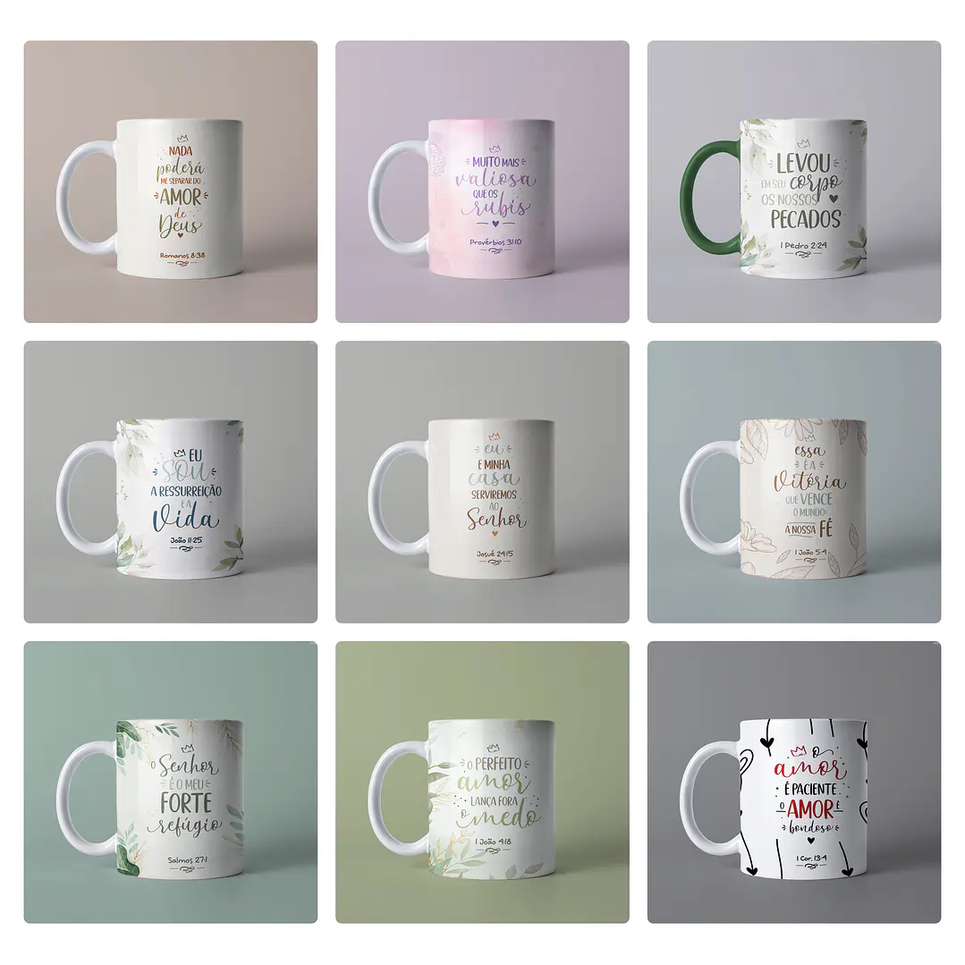 27 Artes para Caneca Versiculos Biblicos Jesus Frases Arquivo em Jpg 2