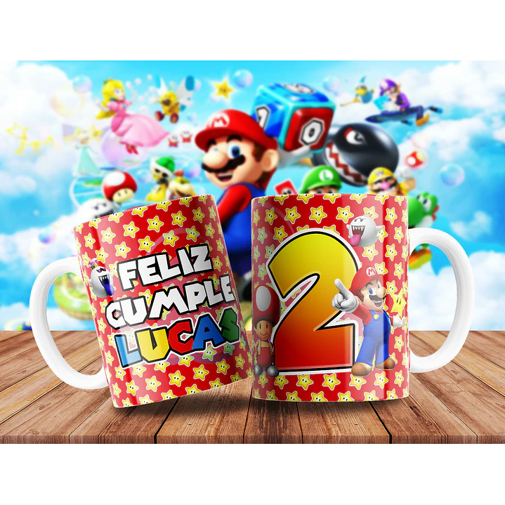 51 Artes para Caneca Super Mario Arquivo em Jpg 7
