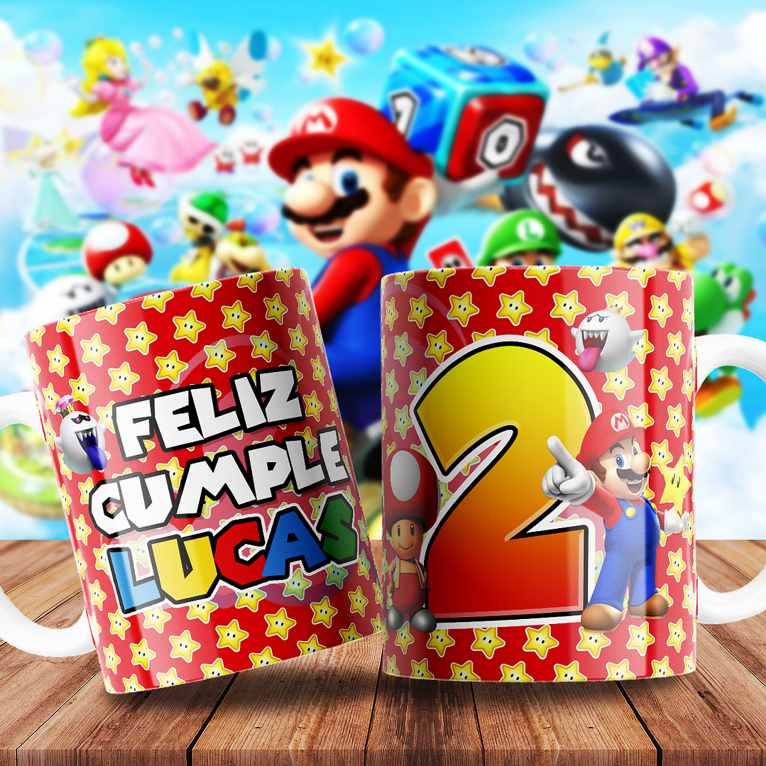 51 Artes para Caneca Super Mario Arquivo em Jpg 7