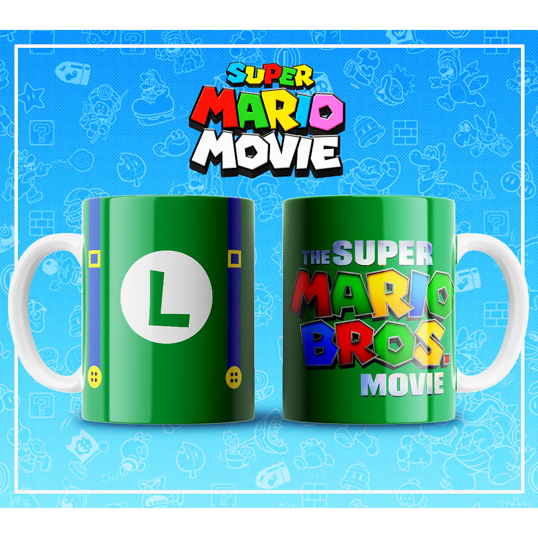 51 Artes para Caneca Super Mario Arquivo em Jpg 8