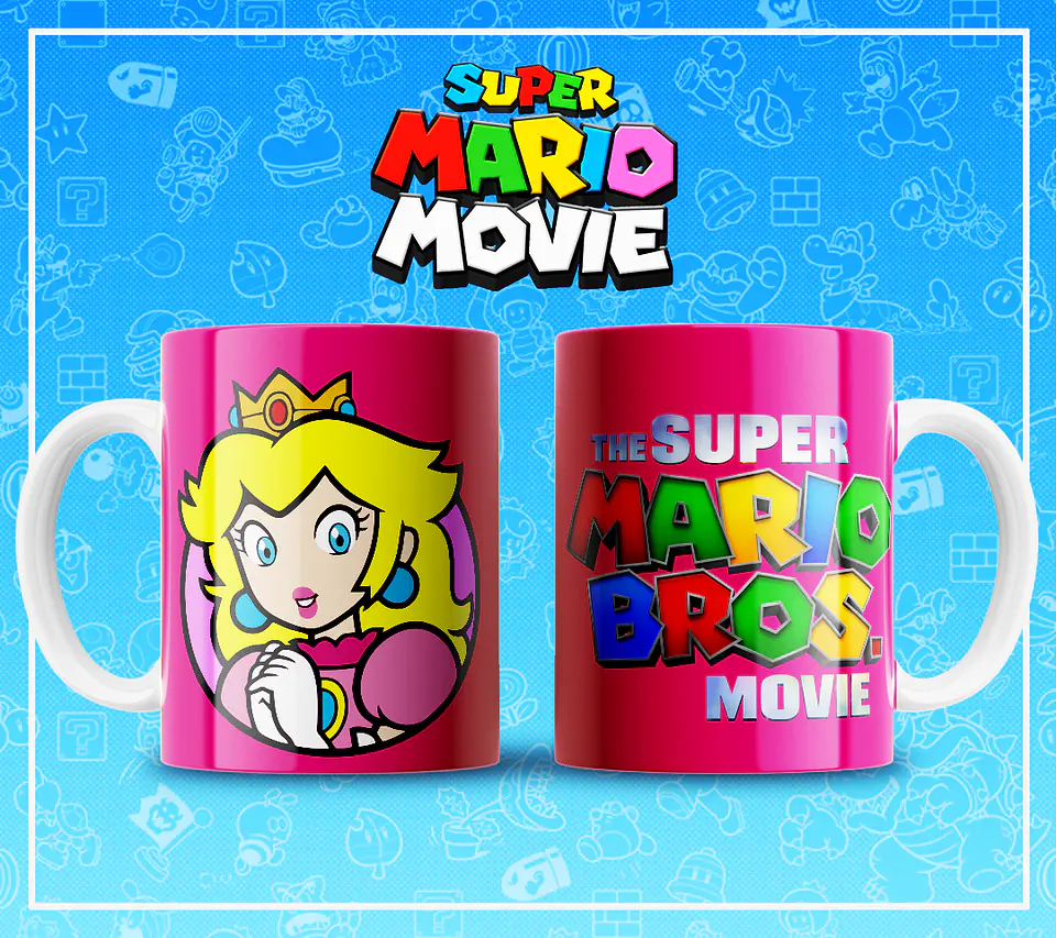 51 Artes para Caneca Super Mario Arquivo em Jpg 9