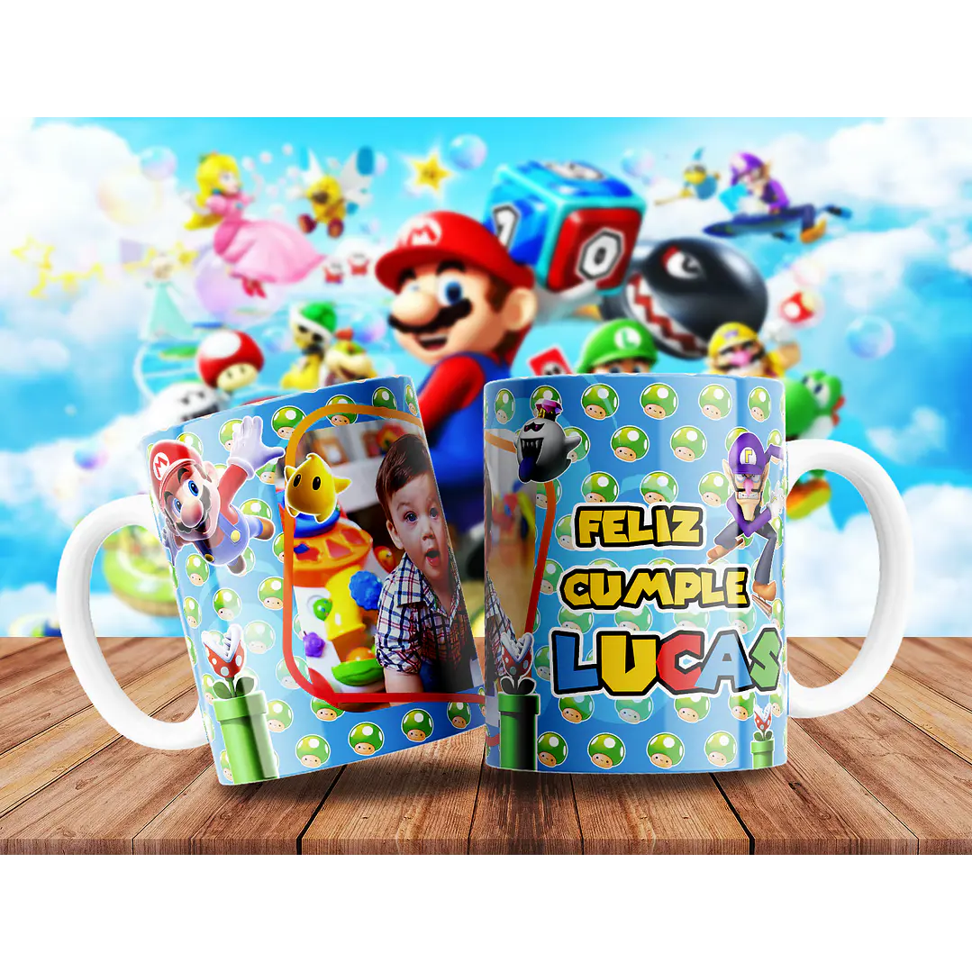 51 Artes para Caneca Super Mario Arquivo em Jpg 10