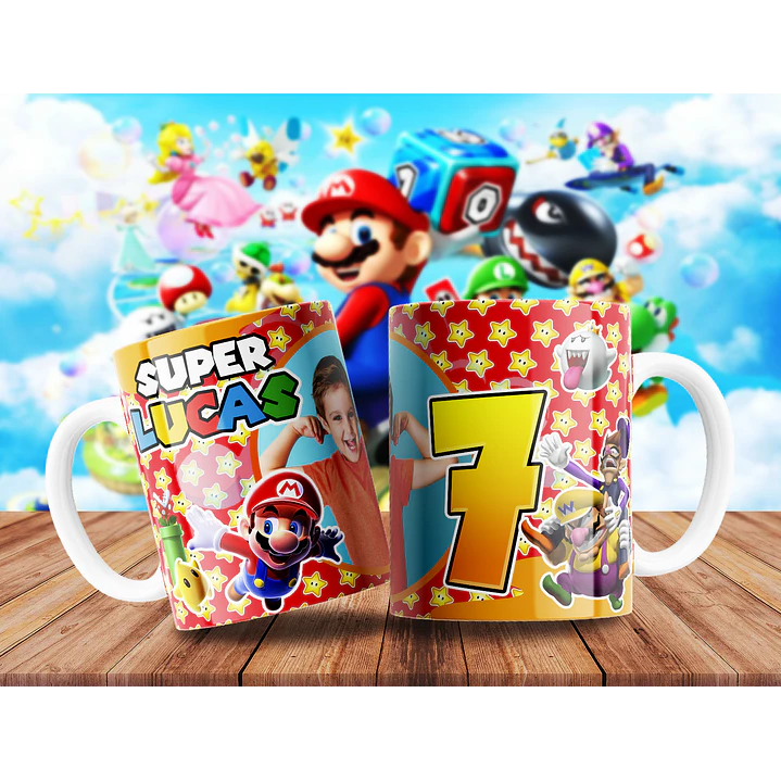 51 Artes para Caneca Super Mario Arquivo em Jpg 13