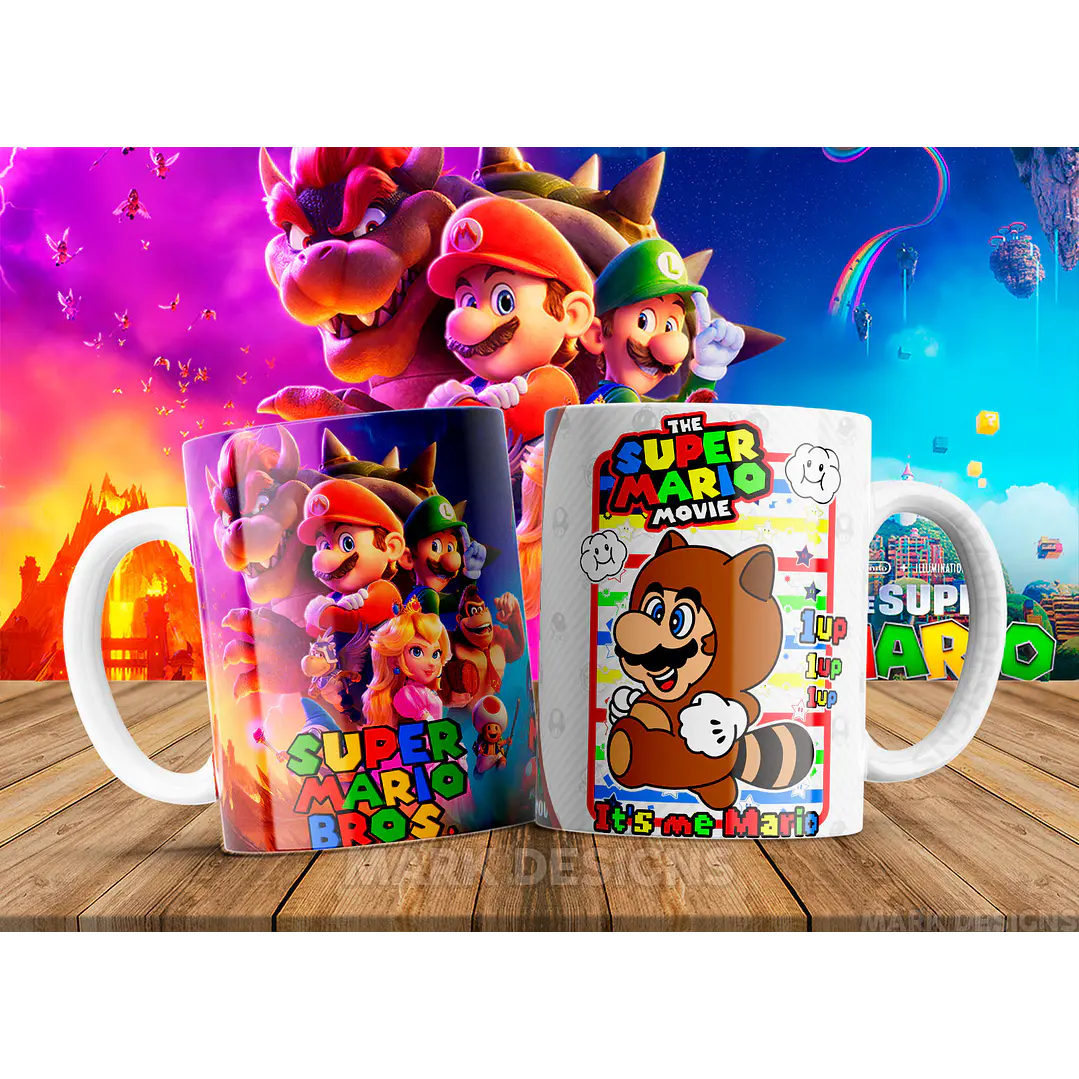 51 Artes para Caneca Super Mario Arquivo em Jpg 16