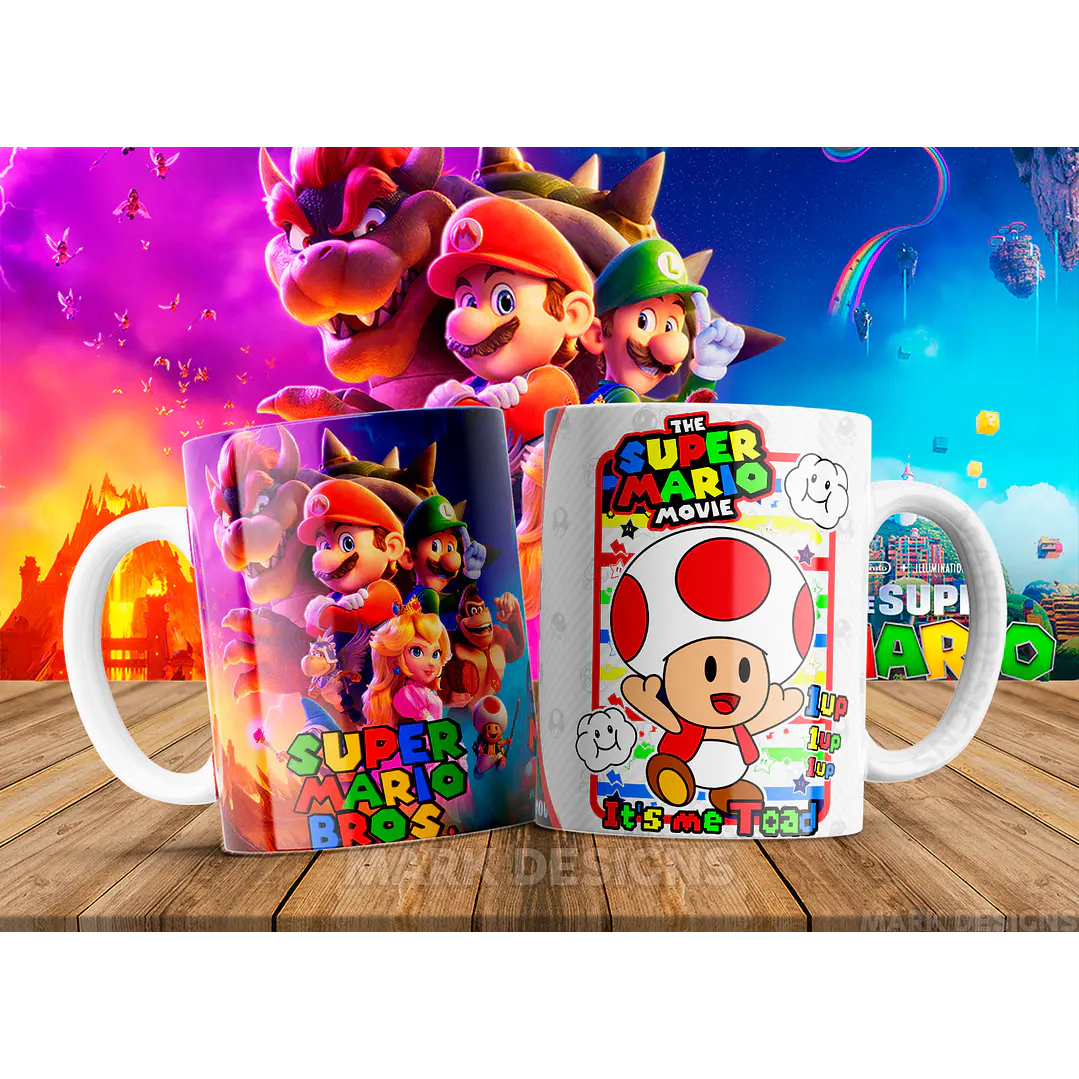 51 Artes para Caneca Super Mario Arquivo em Jpg 18