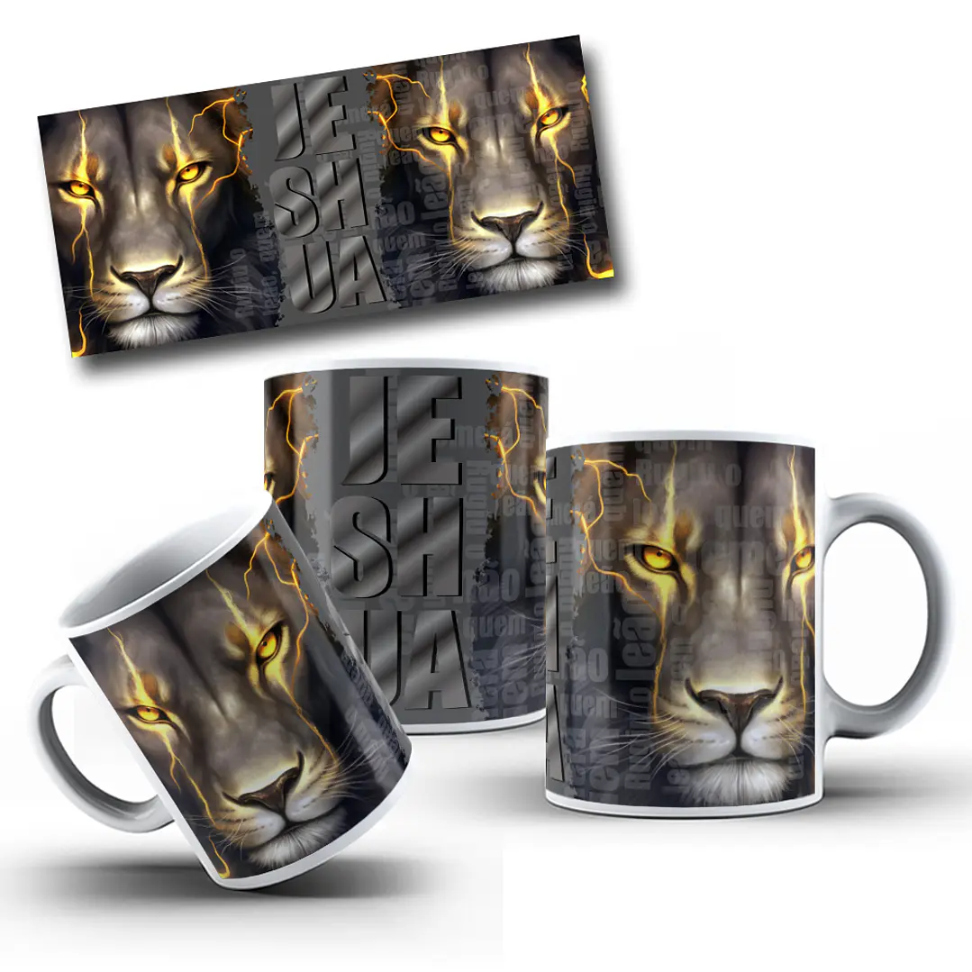 7 Artes Caneca Leão de Judá Arquivo Editável 2