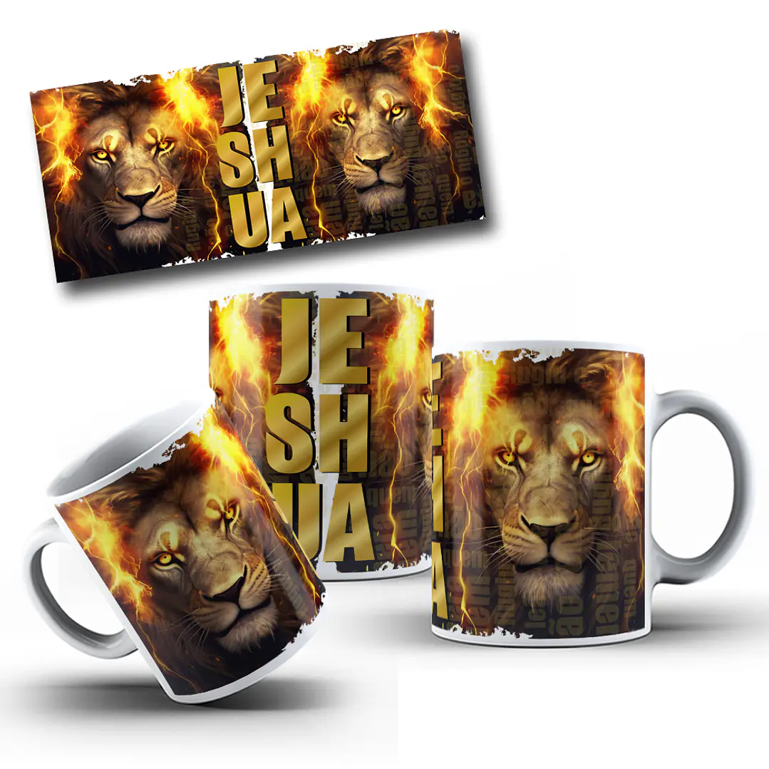 7 Artes Caneca Leão de Judá Arquivo Editável 3