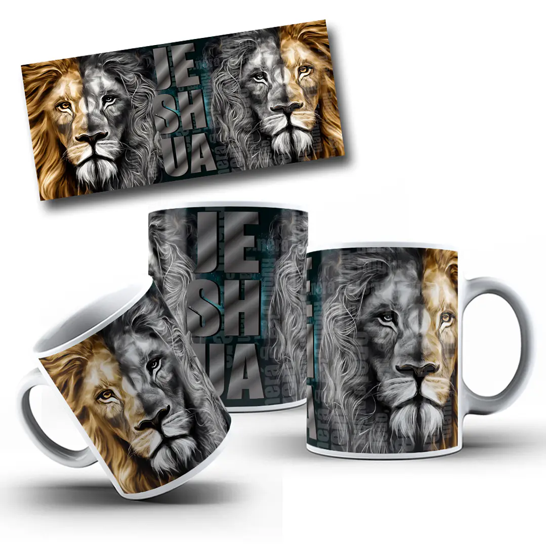 7 Artes Caneca Leão de Judá Arquivo Editável 4