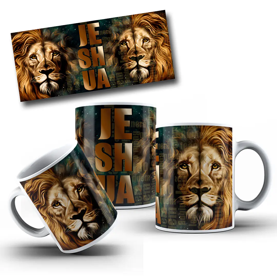 7 Artes Caneca Leão de Judá Arquivo Editável 5