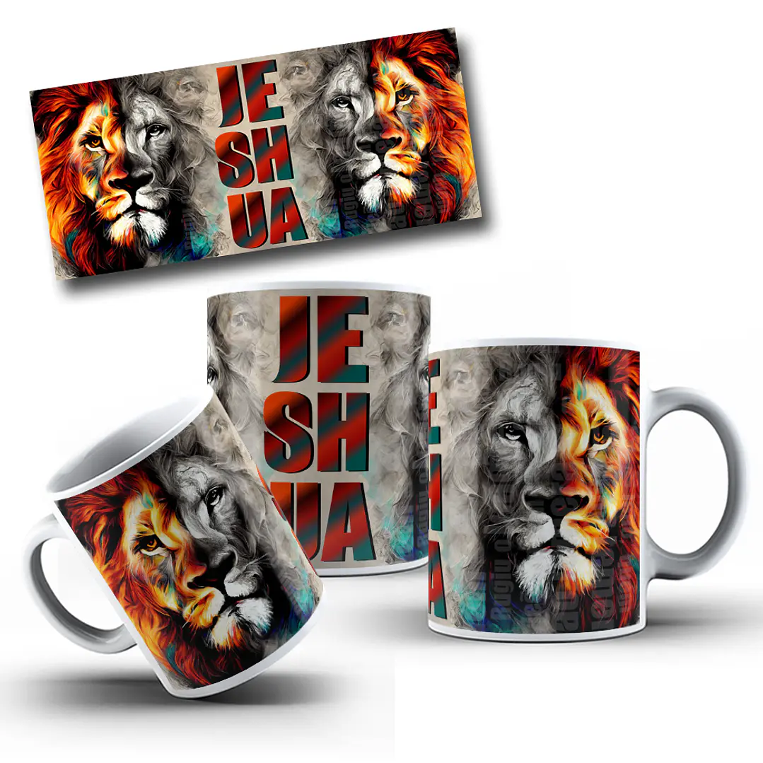7 Artes Caneca Leão de Judá Arquivo Editável 6
