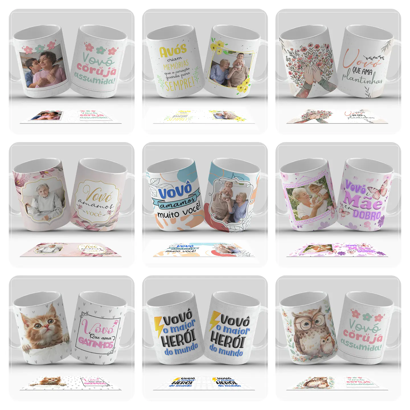 15 Artes Caneca Dia dos Avós Arquivo em Png 1