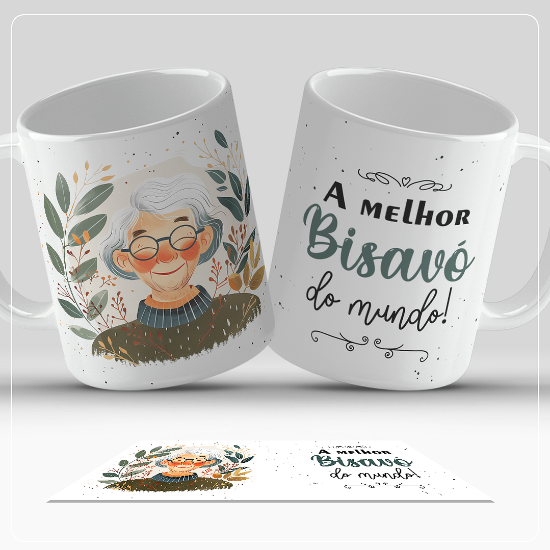 15 Artes Caneca Dia dos Avós Arquivo em Png 6