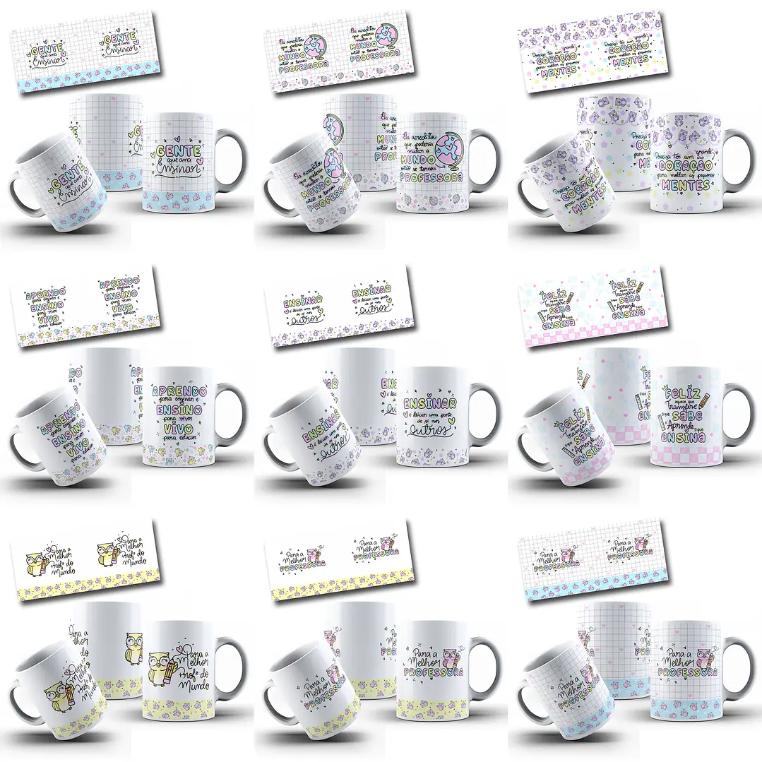Kit Digital Dia dos Professores Frases Artes Arquivos Png 4