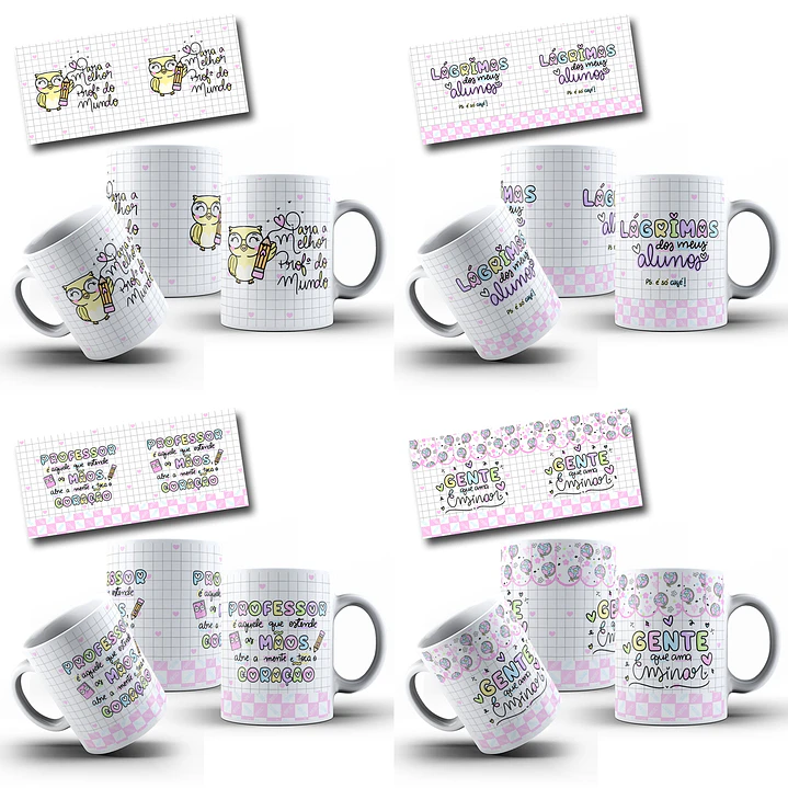 Kit Digital Dia dos Professores Frases Artes Arquivos Png 5