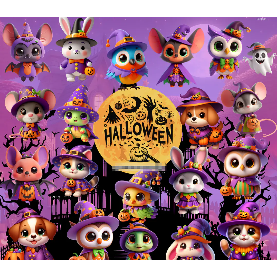 26 Artes Caneca Mais Kit Digital Halloween Arquivo em Jpg 6