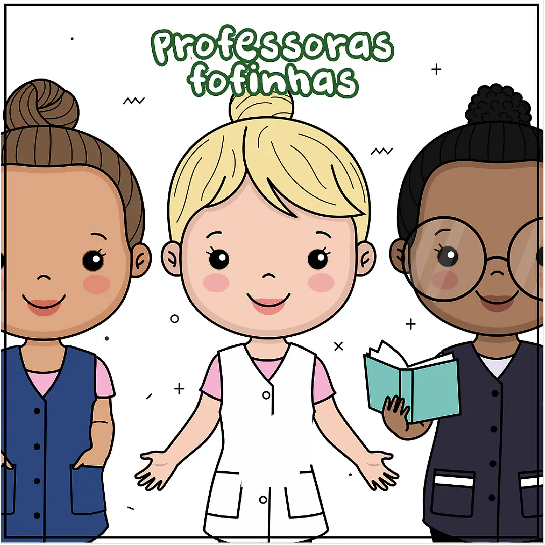 Kit Digital Dia dos Professores Mascotinhos para Montagem Completo Arquivos em Png 4