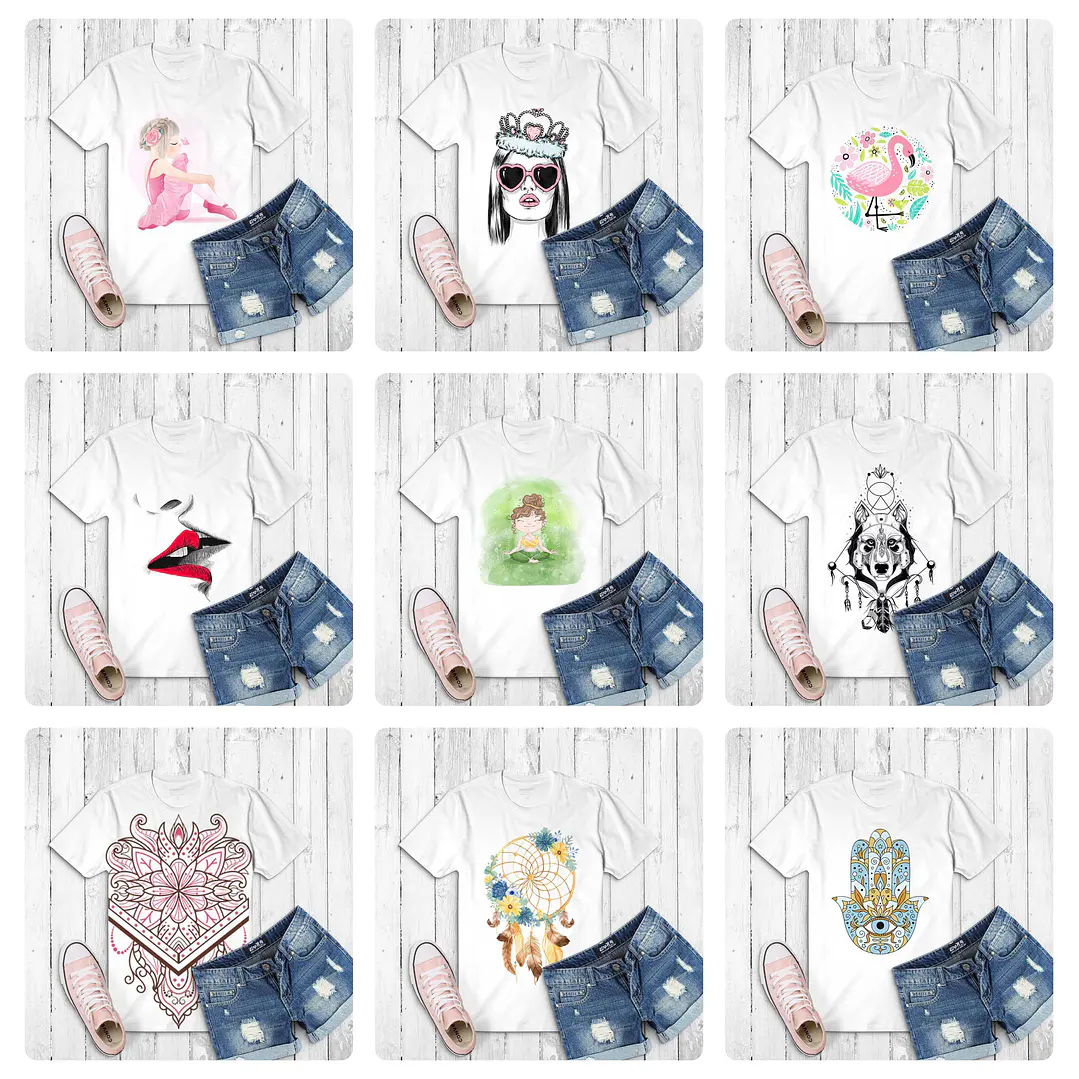 82 Artes Camisa Meninas Mulher Arquivo em Png 3