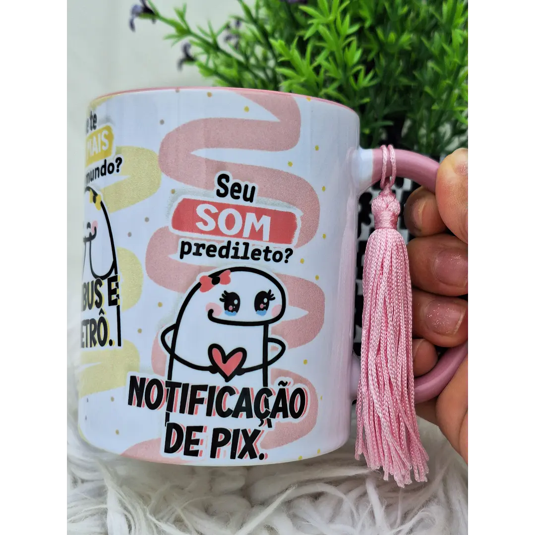 Arte Caneca Flork Qual é a palavra preferida? Décimo terceiro e a que você menos gosta Arquivo em Jpg  2